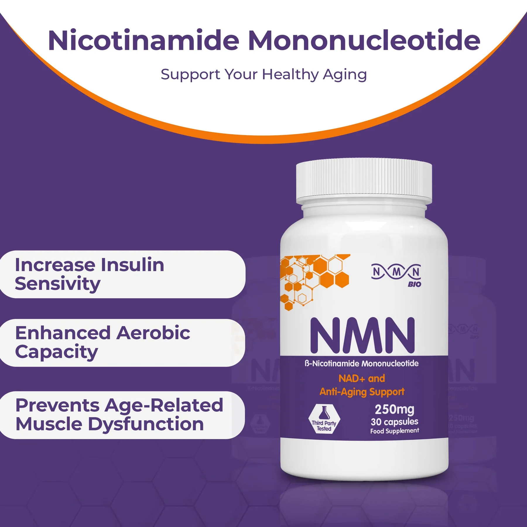 NMN Bio | NMN 250mg - Anti-Aging Supplement